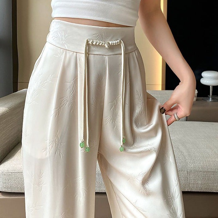 Summer Thin Jacquard Casual Pants